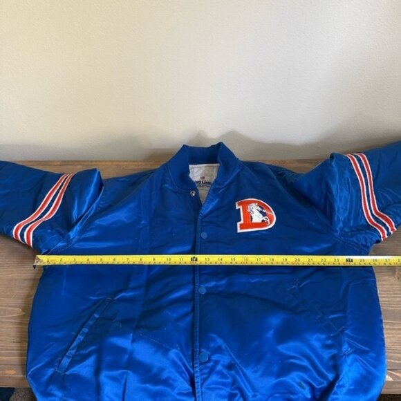 Starter Men’s Large NFL‎ Denver Broncos Vintage Authentic Pro Line Bomber Jacket - Picture 10 of 11